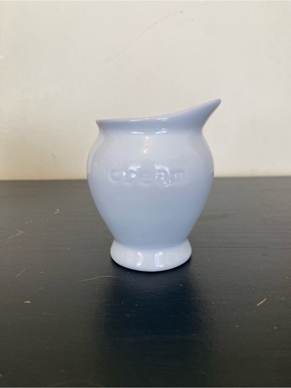 Pottery Barn Great White Condiment Set 3” Cream Cup Creamer Dish ONLY